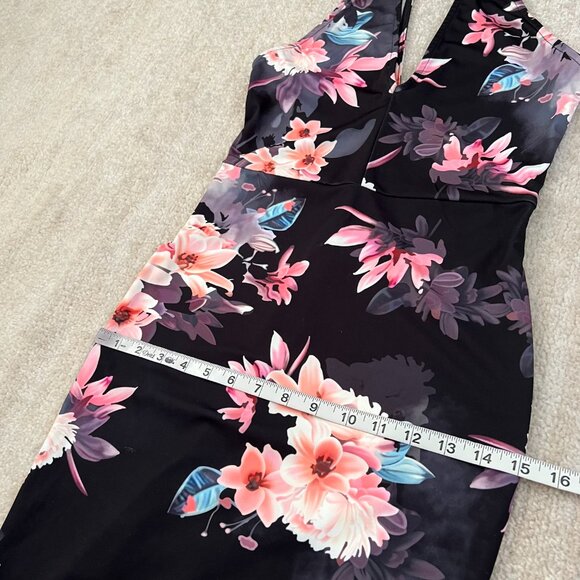 3 for $6 Floral Bodycon Cocktail Summer Sleeveless Dress S - Picture 6 of 10
